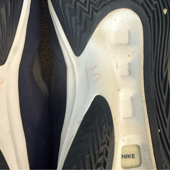 Nike Zoom Men's Navy Blue Athletic Shoes basketball size 18 - Picture 10 of 12